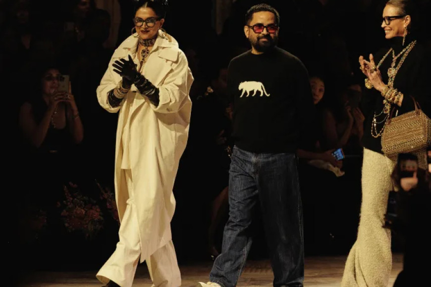 Deepika Padukone and Christy Turlington star in landmark Sabyasachi fashion show