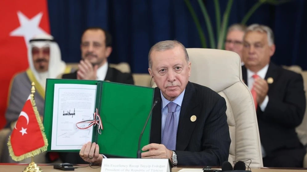 Turkey Actively Working for Lasting Peace in Gaza: Erdoğan