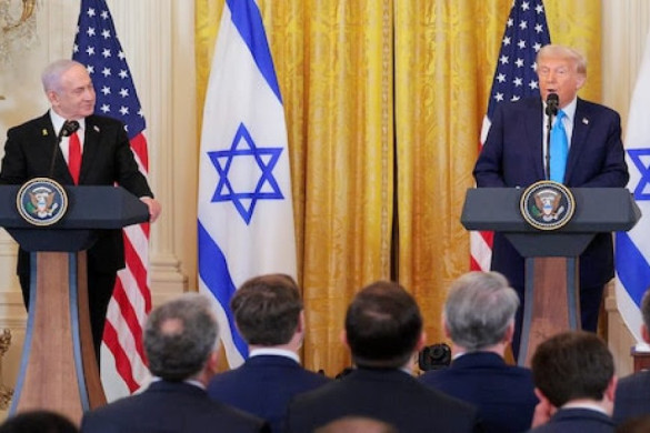 Trump Says US "Will Take Over Gaza Strip" After Meeting With Netanyahu