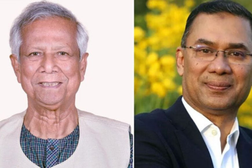 Tareq Rahman greeted the chief adviser to Eid