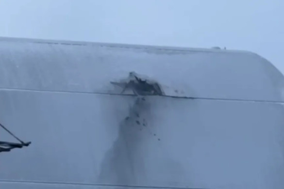 Chernobyl reactor shield hit by Russian drone, Ukraine says