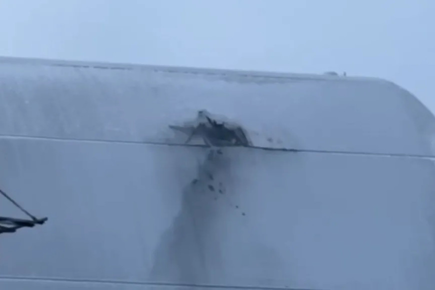 Chernobyl reactor shield hit by Russian drone, Ukraine says