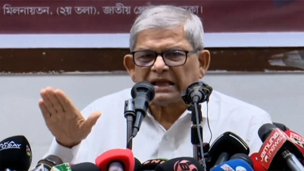 Interim Government, Consensus Commission Responsible for Crisis: Mirza Fakhrul